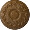 Ekena Millwork Colton Ceiling Medallion (Fits Canopies up to 4 3/4"), 15 3/4"OD x 1 1/2"P, Smokey Topaz Crackle CM15CNSTC - alternate 1